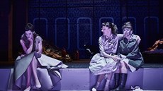 Záběr ze zkoušek Tří sester ve Stavovském divadle Záběr ze zkoušek Tří sester ve Stavovském divadle
