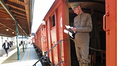 Legiovlak připomíná 100. výročí boje čs. legií za samostatný stát. Legiovlak připomíná 100. výročí boje čs. legií za samostatný stát.