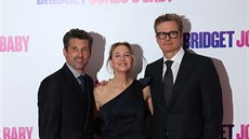 Patrick Dempsey,, Renée Zellwegerová a Colin Firth na premiée filmu Dít...