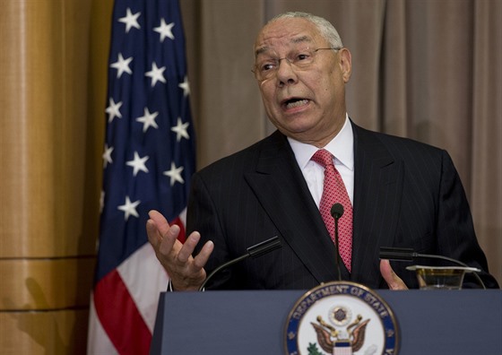 Bývalý americký ministr zahranií Colin Powell na snímku z roku 2014.