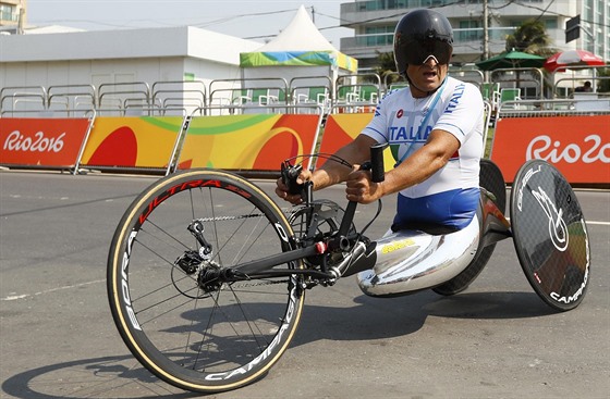 Alex Zanardi na paralympiád v Riu