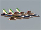 Italsk akrobatick skupina Frecce Tricolori na Dnech NATO v Ostrav