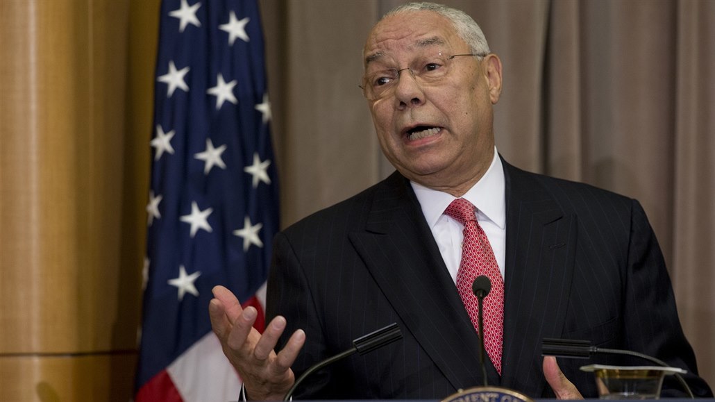 Bývalý americký ministr zahranií Colin Powell na snímku z roku 2014.