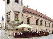 Telčský Švejk je posazený přímo v zámeckém sklepě. Telčský Švejk je posazený přímo v zámeckém sklepě.