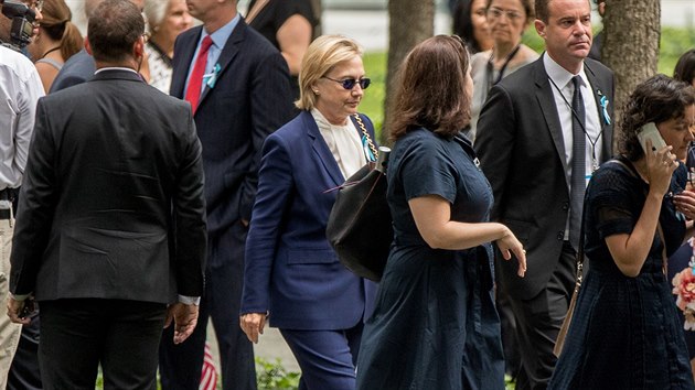 Demokratick kandidtka Hillary Clintonov. (11.9. 2016)