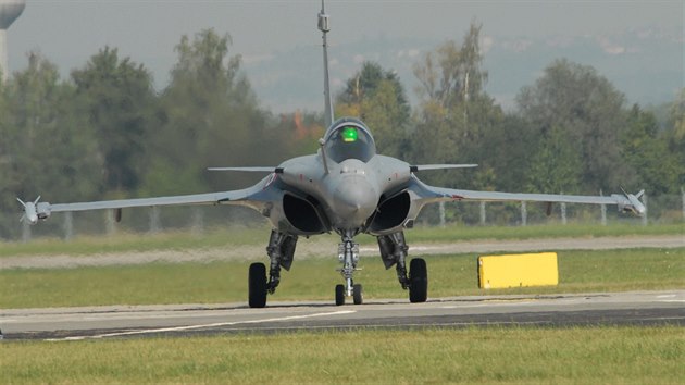 Francouzsk Rafale na Dnech NATO v Ostrav