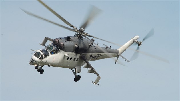 Bitevnk Mi-24 eskch vzdunch sil na Dnech NATO v Ostrav