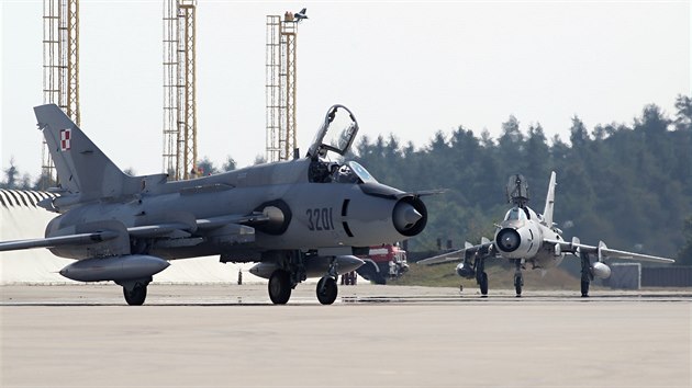 Ukázka akce na mezinárodním armádním cvičení Ample Strike v Náměšti nad Oslavou.