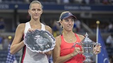 eskou tenistku Karolínu Plíkovou ve finále US Open pedila Angelique...