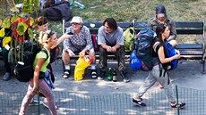 Turisté, kteří do Prahy přijedou na hlavní nádraží, míří většinou na hromadnou... Turisté, kteří do Prahy přijedou na hlavní nádraží, míří většinou na hromadnou...