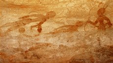 Nejstarí saharské malby stylu Kulatých hlav se datují asi 9 000 let zpátky. Na...