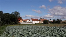 Archeoložka Martina Beková upozorňuje na původní kamenné části staveb zaniklého... Archeoložka Martina Beková upozorňuje na původní kamenné části staveb zaniklého...
