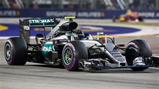 Nico Rosberg bhem Velké ceny Singapuru