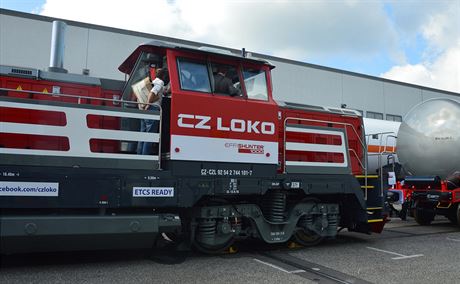 CZ Loko pivezlo do Berlína nejvtí ze svých posunovacích lokomotiv,...