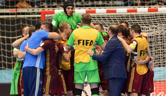 Futsalisté Ruska se radují z postupu do finále mistrovství svta.