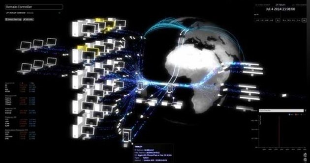 Software Darktrace dokáže sledovat, vizualizovat a kontrolovat provoz na... Software Darktrace dokáže sledovat, vizualizovat a kontrolovat provoz na...