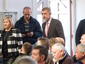 Andrej Babiš při návštěvě dopravního podniku. Andrej Babiš při návštěvě dopravního podniku.