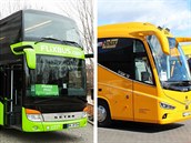 Autobusy Flixbus a Regiojet Autobusy Flixbus a Regiojet