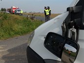 U obce Přistoupim na silnici číslo 108 došlo k nehodě motorky s nákladním... U obce Přistoupim na silnici číslo 108 došlo k nehodě motorky s nákladním...