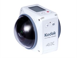Novou akní kamerku PixPro 4KVR360 na veletrhu Photokina pedstavil Kodak....