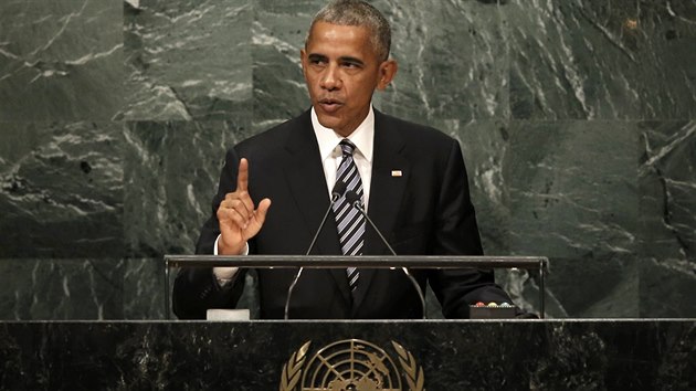 Barack Obama na Valnm shromdn OSN. (20.9.2016)