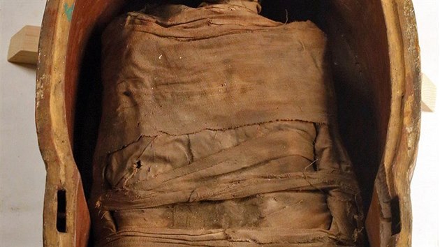 Mumie egyptskho knze Pentahutrese, jej vzkum byl v tomto roce ukonen.