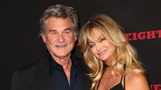 Goldie Hawnová a její dlouholetý partner Kurt Russell (2016) Goldie Hawnová a její dlouholetý partner Kurt Russell (2016)