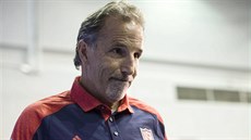 John Tortorella vzbudil na Světovém poháru rozruch. John Tortorella vzbudil na Světovém poháru rozruch.