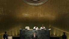 Petro Poroenko na pd OSN (21. záí 2016)
