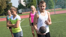 Tým sportovc ze základní koly Oskol v Kromíi zvítzil v souti Odznak...