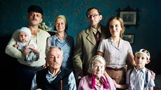 Filmová rodina ze snímku Po strništi bos Filmová rodina ze snímku Po strništi bos