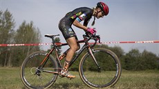 Karla Štěpánová, vítězka táborského závodu Českého cyklokrosového poháru Karla Štěpánová, vítězka táborského závodu Českého cyklokrosového poháru