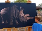 Joel Sartore vytvoil fotografii samice Nabir ve dvorsk zoologick zahrad...