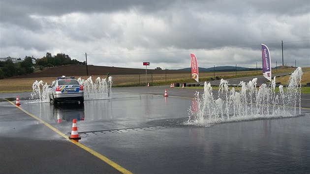 Vcvik policist na jihlavskm polygonu.