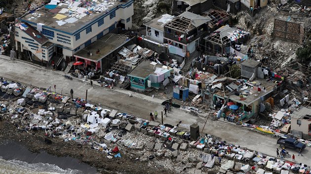 Haiti zashl siln hurikn Matthew (7. jna 2016)