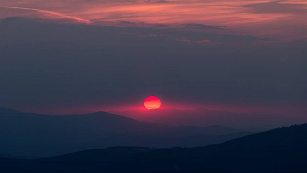 Zpady slunce v Jesenkch jsou kouzeln.