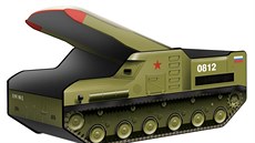 Dětská postýlka s designem raketometu Buk M-1 Dětská postýlka s designem raketometu Buk M-1