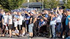 Píznivci Baníku Ostrava sledovali druholigové utkání s eskými Budjovicemi na...