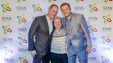 Petr Gazdík, Dana Drábová a Vít Rakušan během oslavy výsledků krajských voleb... Petr Gazdík, Dana Drábová a Vít Rakušan během oslavy výsledků krajských voleb...