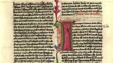 Ukázka textu takzvané Lipnické bible s iniciálou a několika autorovými... Ukázka textu takzvané Lipnické bible s iniciálou a několika autorovými...