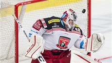 Brankář Patrik Rybár z Hradce Králové Brankář Patrik Rybár z Hradce Králové
