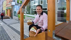 Jan Mašek představil v Jablonci superchleba. Jan Mašek představil v Jablonci superchleba.