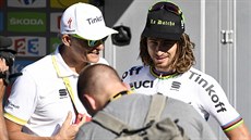 Oleg Tiňkov (vlevo) a Peter Sagan Oleg Tiňkov (vlevo) a Peter Sagan