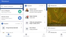 Mobilní Wikipedie pro Android má nový design uivatelského rozhraní.