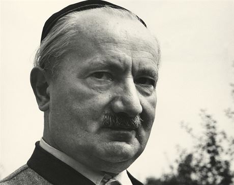 Filozof Martin Heidegger na snímku z roku 1950.
