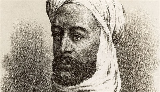 Muhammad Ahmad na dobovém portrétu