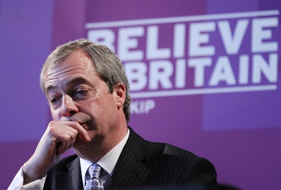 Nkdejí pedseda UKIP Nigel Farage