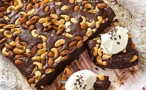 okoládové brownies se lehakou podle Michala Nikodéma