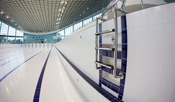 Vana 50metrového bazénu je nová. Stadion se oteve na zaátku listopadu.