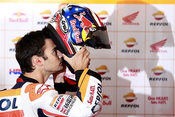 Dani Pedrosa ped tréninkem na Velkou cenu Japonska